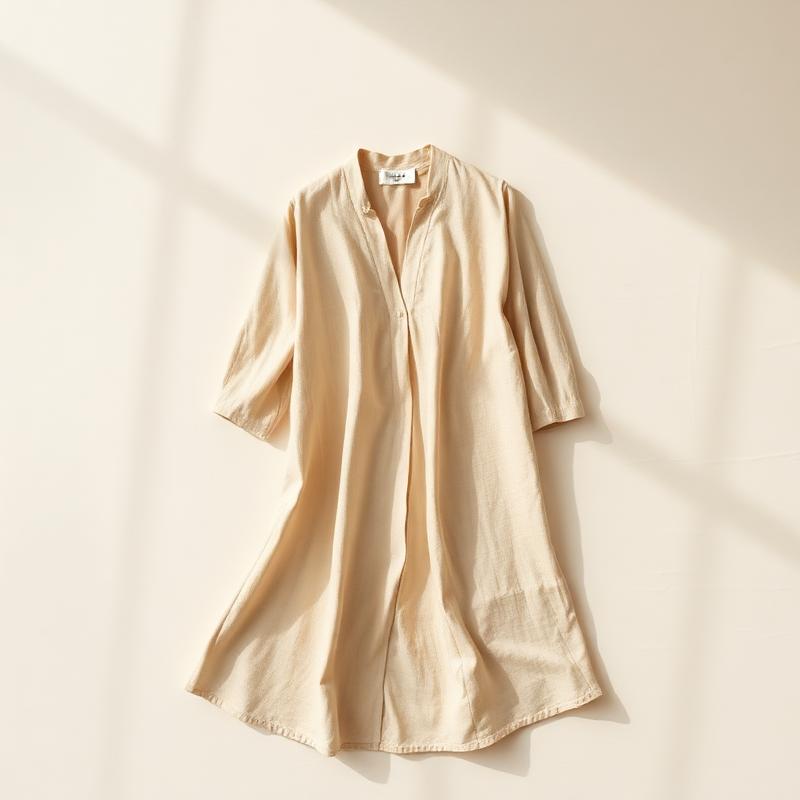 Sirwal Linen Set — Sand